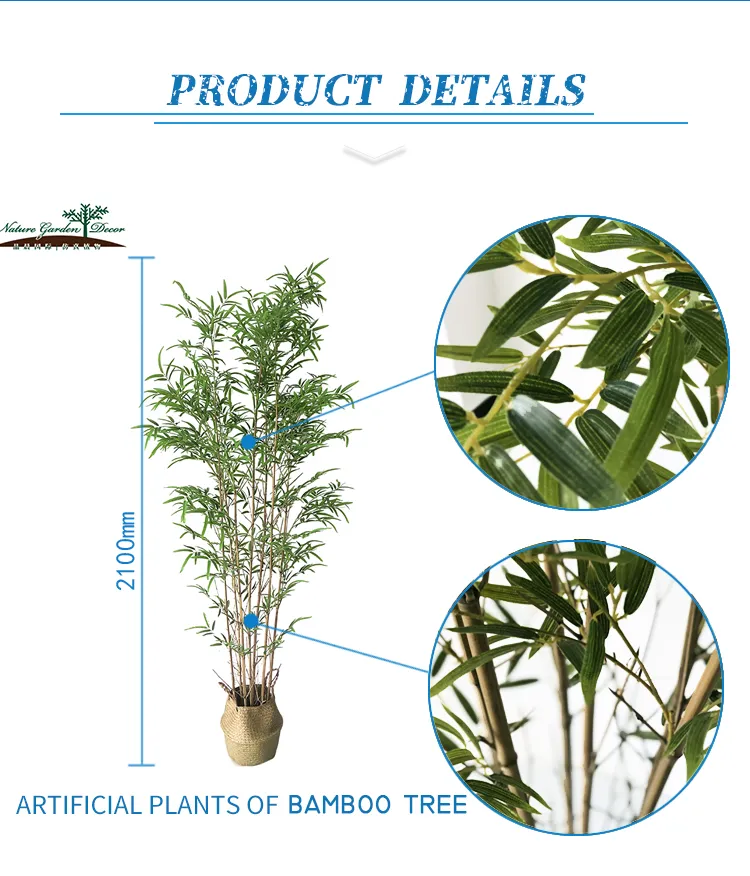 Nearly Natural Bamboo Tree with Pot Large Wholesale Artificial Plant