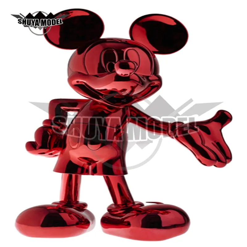 New Style Wholesale Price Customized Resin Mickey Mouse Cartoon Figure Mickey Mouse Statue