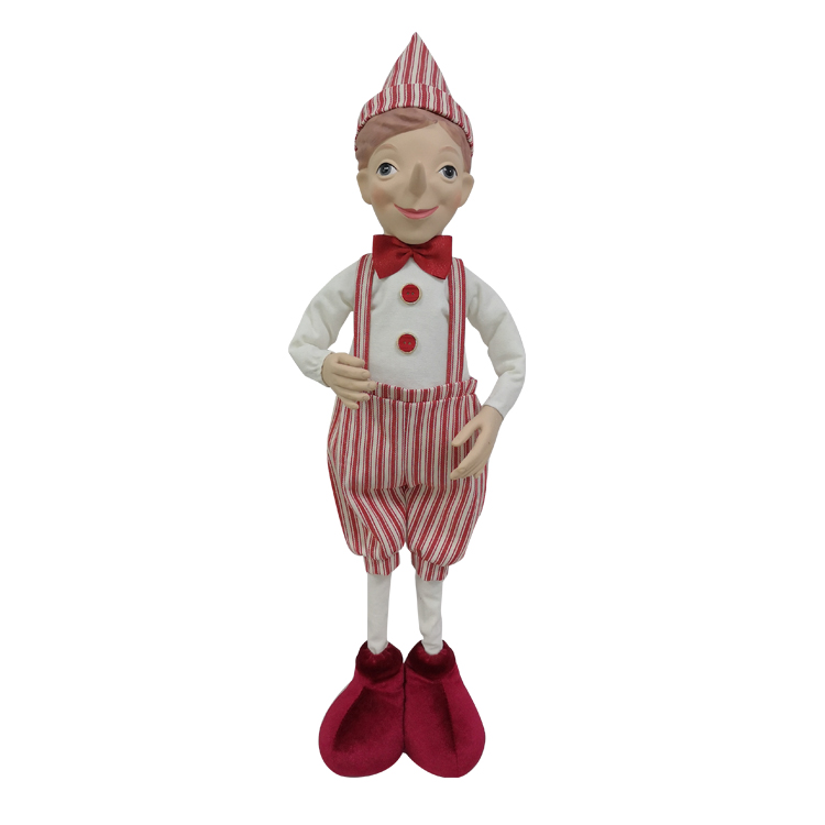 New Xmas Gift 2021 Elf Figure Pinocchio Decoration Supplies Art Crafts Christmas