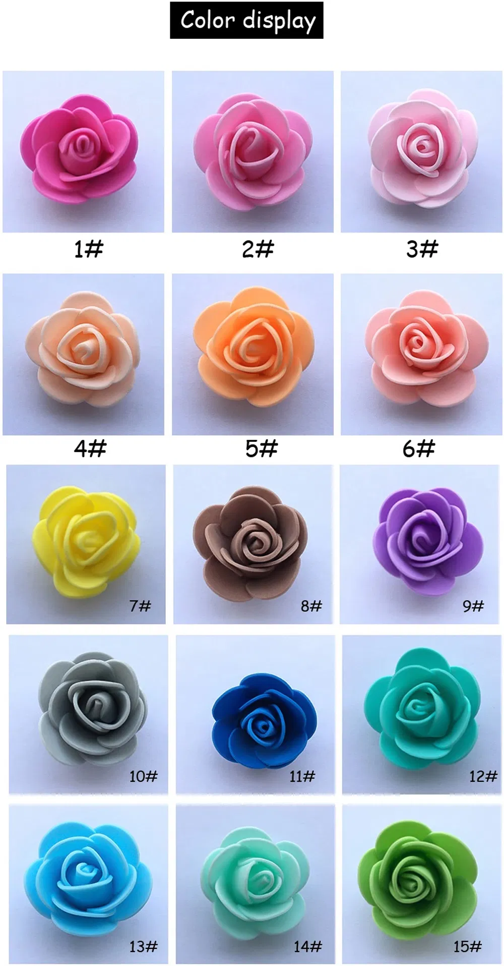 Newly Designed Artificial Foam Flower Valentine′s Day Gift Immortal Simulation Mini Rose Bouquet Simulation Flower