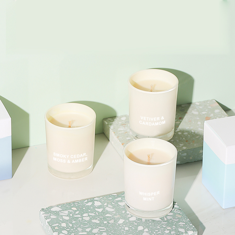 Nordic freshener Eco Natural Fragrance Therapy Organic Pure Soy Wax Candle Set Favor Aroma Scented Candles