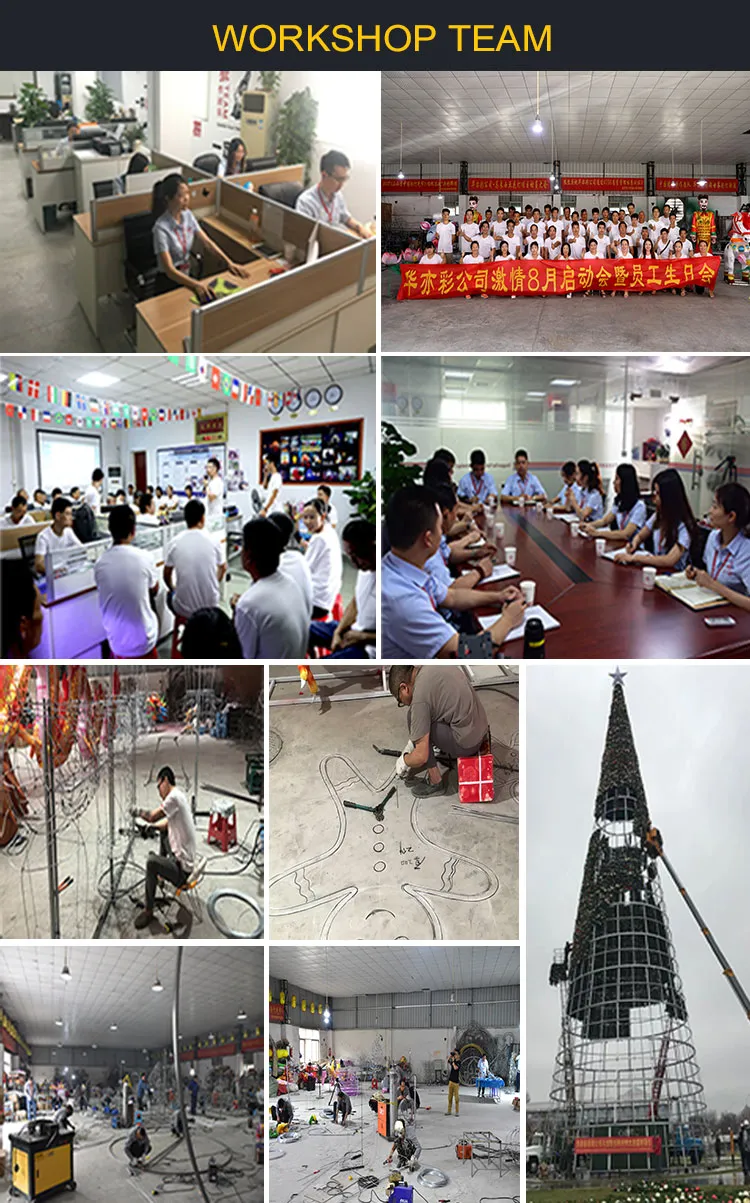 Outdoor Christmas Motif Light Aluminum Frame Star Across Street