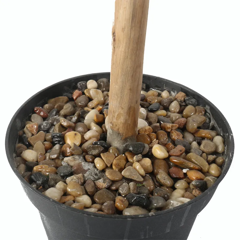 Outdoor Decoration Artificial Bonsai Tree Large Greenery with Pot Three Ball Bonsai for Garden Decor