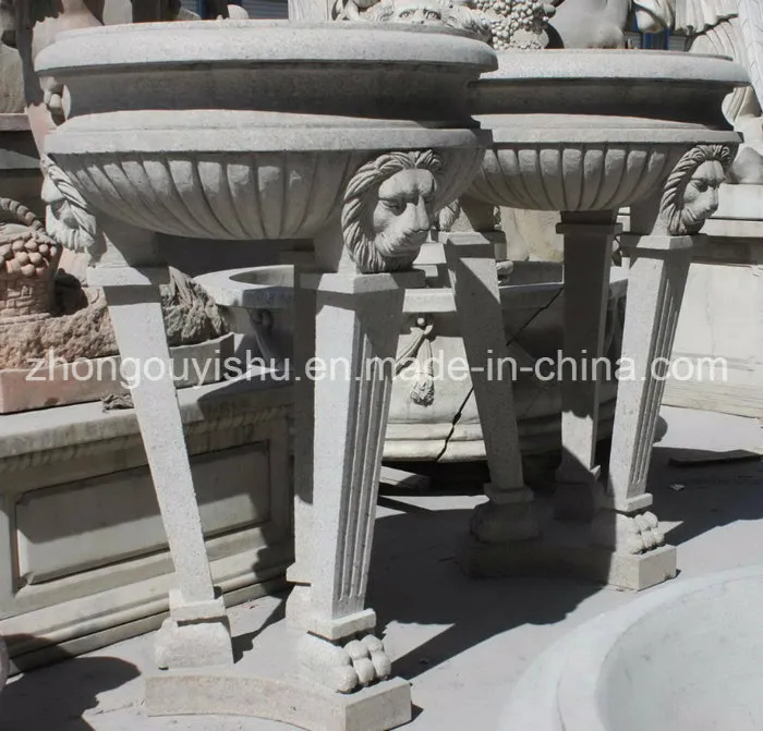 Pair of Fantastic Hand Carved Marble Urn