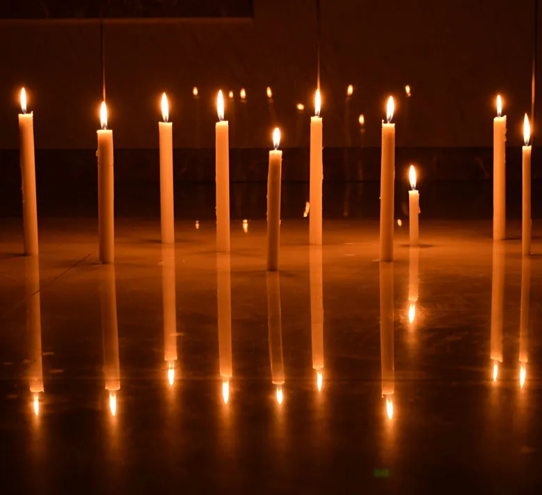 Paraffin Wax Candle 2.0cm*19cm 49g White Candle 7hours ′burning Time