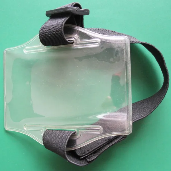 Personalized Armband Badge Holder with Elastic Strap