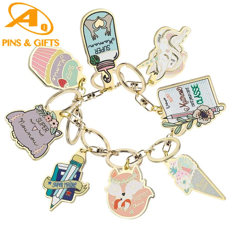 Personalized Keychain Stamping 3D Car Printing Logo Custom Cute Childen Decoration Gift Acrylic Keychain
