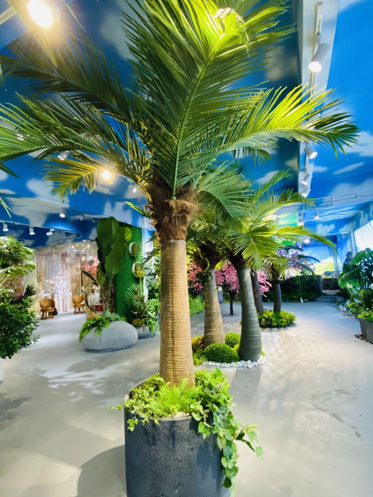 Plastic Palm Leaves Palm Leaf Plastic Artificial Coconut Palm Leaves