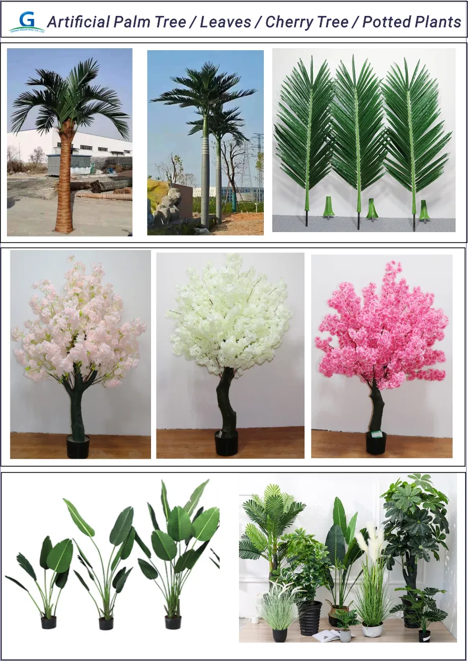 Plastic Palm Leaves Palm Leaf Plastic Artificial Coconut Palm Leaves
