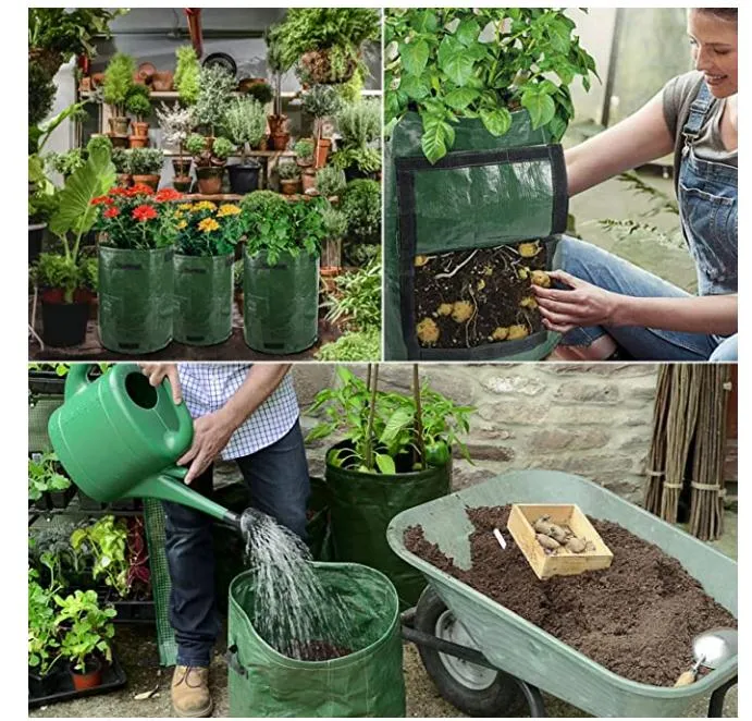 Plastic Potato Grow Bag PE Potato Bag Planting Bag Planter Bag
