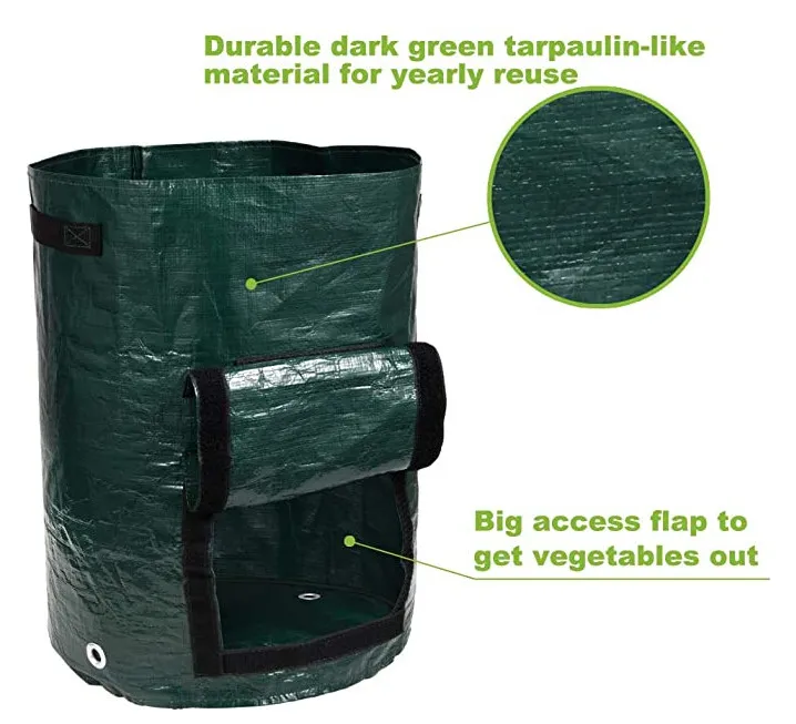 Plastic Potato Grow Bag PE Potato Bag Planting Bag Planter Bag