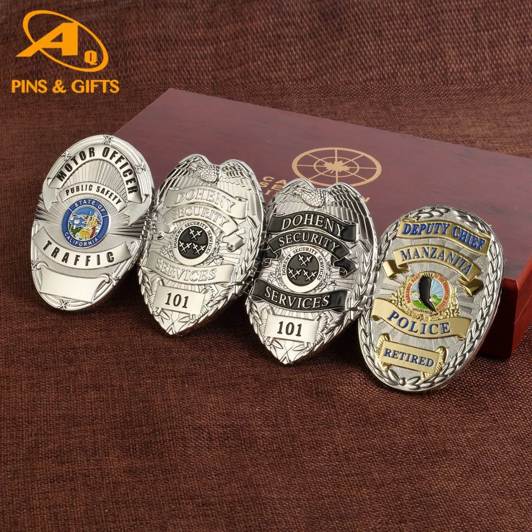 Police for Dementia Sufferers China Wholesale Car Badge Custom Metal Gifts Alloy