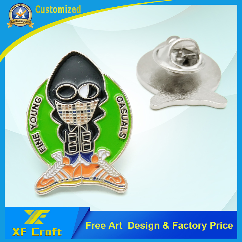 Professional Custom Police Badges Metal Emblem Soft Hard Enamel Wave Fashion Decoration Accessories Logo Lapel Pin Promotion Craft for Souvenir Gift ( BG61 -A)