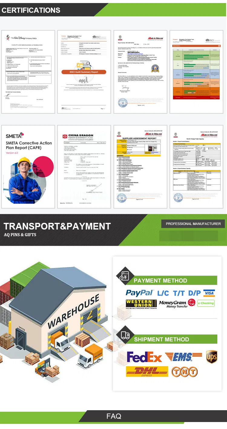 Promotion USA Country Crossed Friendship Flag Hard Enamel Badge Lapel Pin Metal Badge with Butterfly Clasp (455)