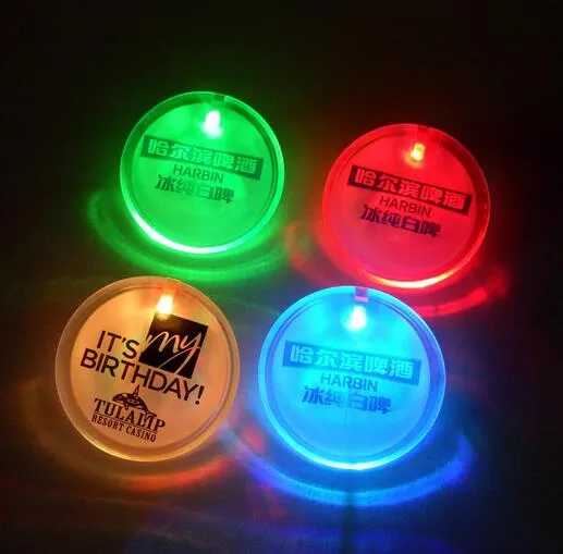 Promotional Custom Flashing LED Badge Pin for Events and Festivals