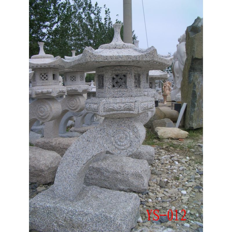 Rankei Lantern Popular Japanese Style Granite Lantern for Garden Decoration