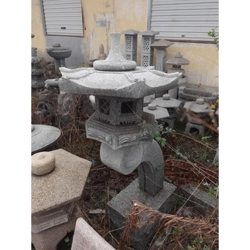 Rankei Lantern Popular Japanese Style Granite Lantern for Garden Decoration
