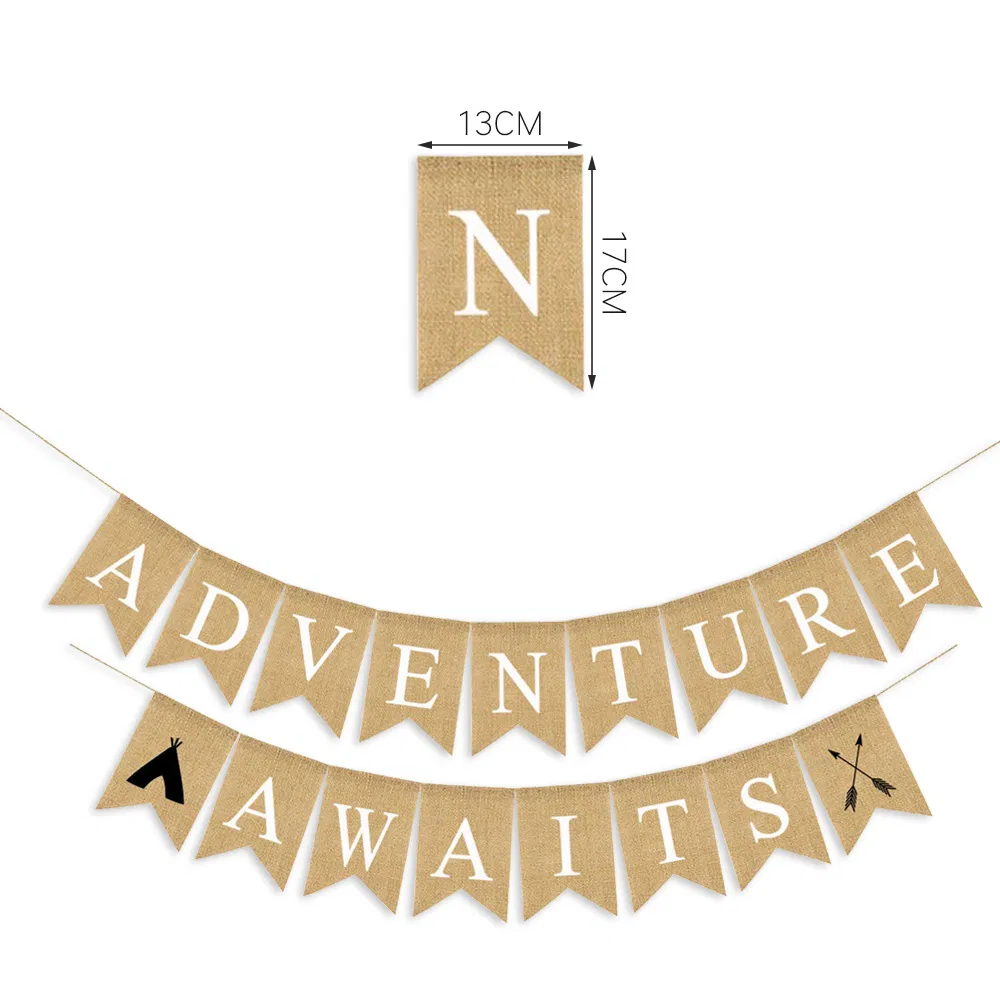 Retirement Adventure Theme Party Decoration Supplies Mabula Flag