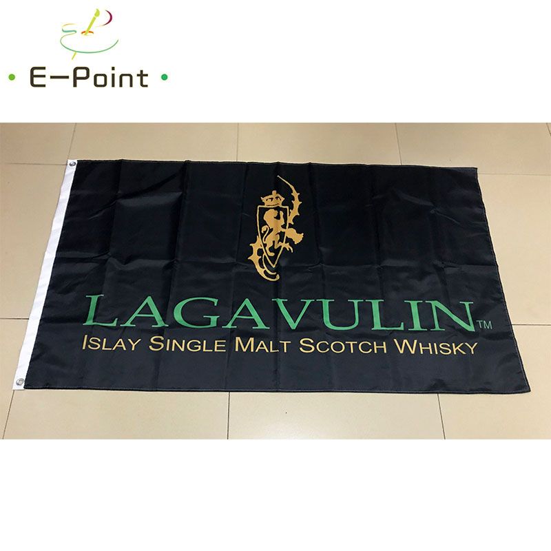 Scotland Lagavulin Whisky Flag 2FT*3FT (60*90cm) 3FT*5FT (90*150cm) Size Christmas Decorations for Home Flag Banner