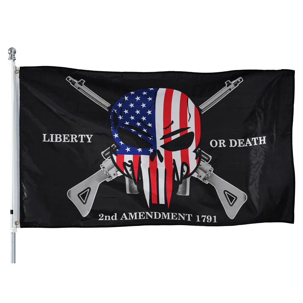 Second 2ND Amendment 1791 Vintage American Flag Banner 3X5 Feet