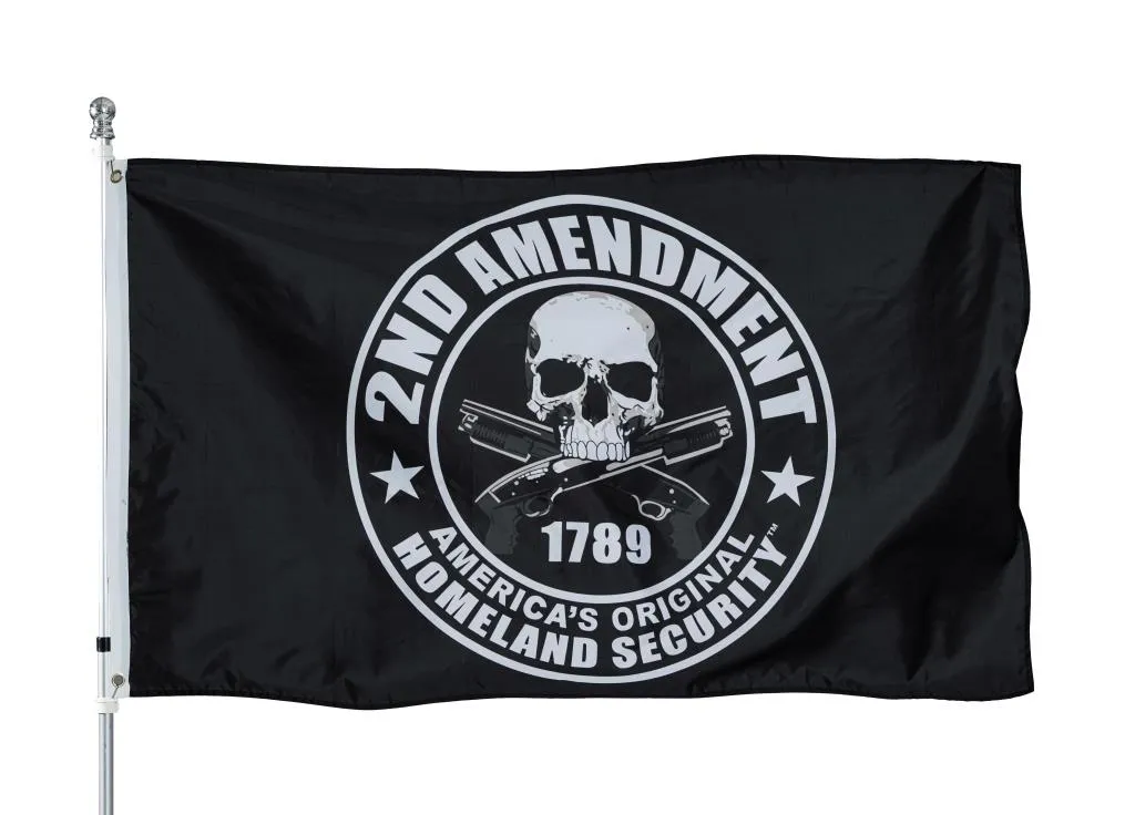 Second 2ND Amendment 1791 Vintage American Flag Banner 3X5 Feet