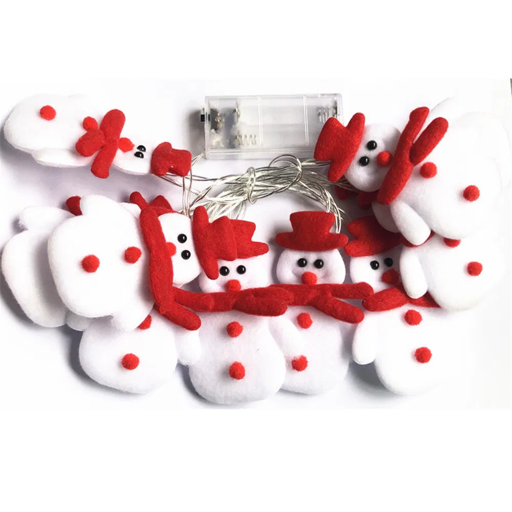 Snowman Christmas Tree LED Garland String Light Merry Christmas Decorations for Home Cristmas Ornament Xmas Navidad Gifts
