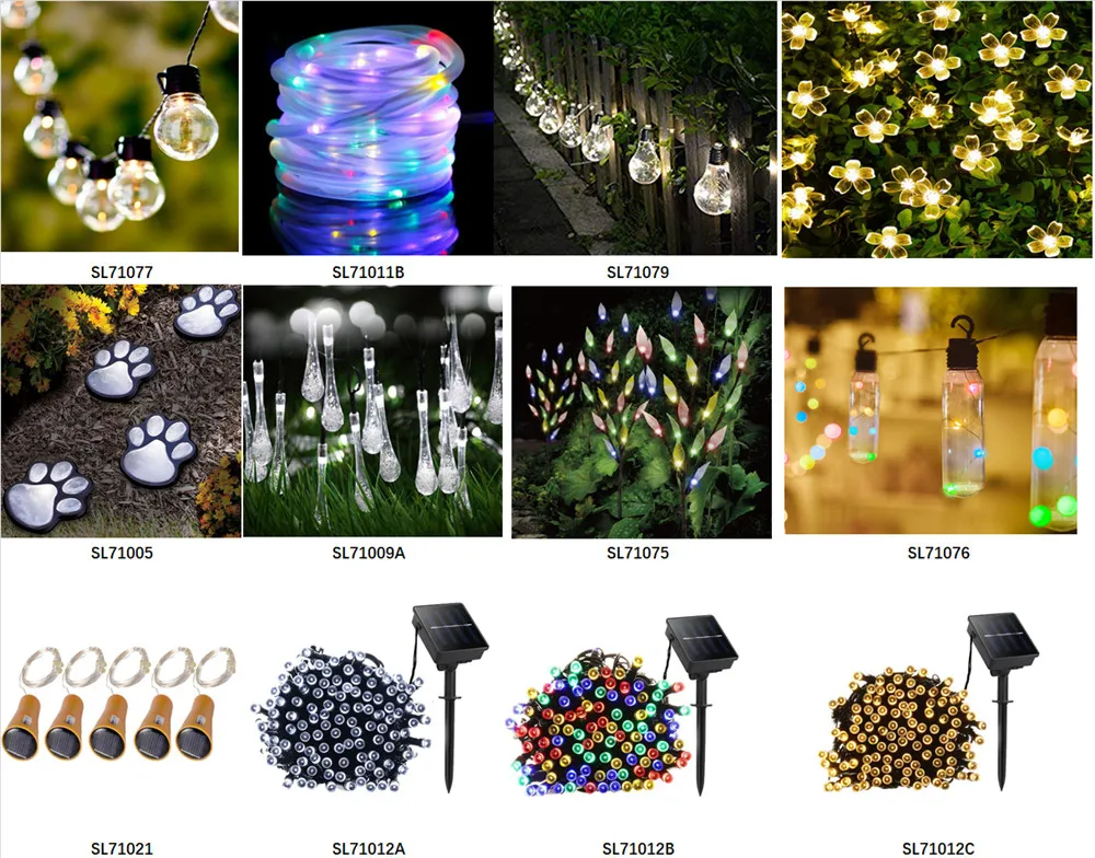 Solar String Fairy Lights Night Lamp 100 LED China Manufacturer for Party Xmas Outdoor Garden Wedding Lawn Patio Holiday Christmas Tree Decoration