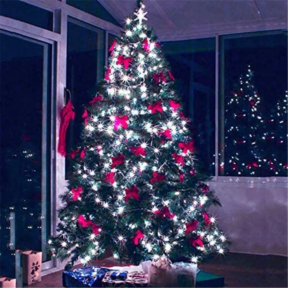 Solar String Fairy Lights Night Lamp 100 LED China Manufacturer for Party Xmas Outdoor Garden Wedding Lawn Patio Holiday Christmas Tree Decoration