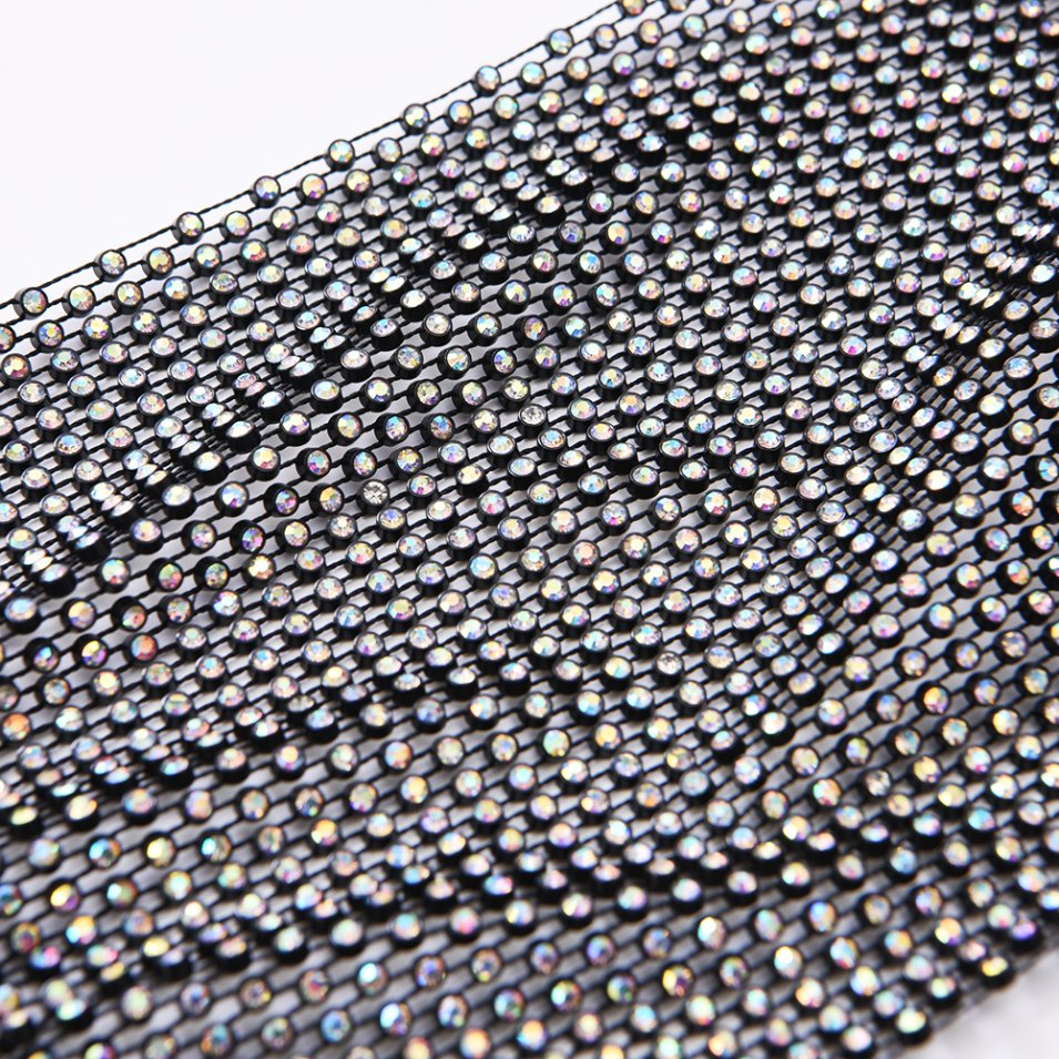 Sparkly Rhinestones Mesh Mask Crystal Masquerade Party Nightclub Face Masks for Women