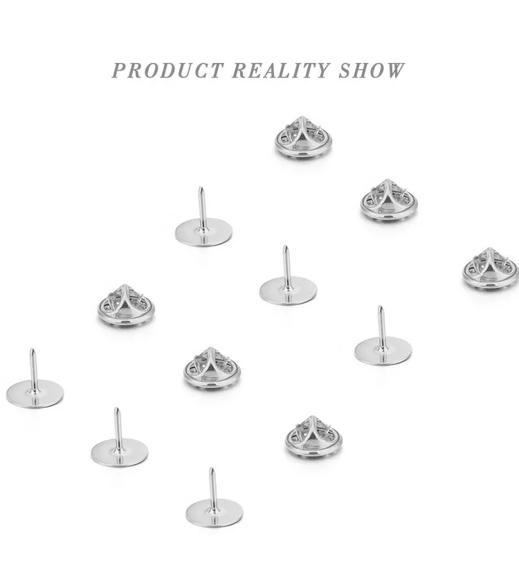 Tie Tacks and Clutch Backs Set Tie Tacks Blank Pins Butterfly Clutch Pin Backs Locking Clasps