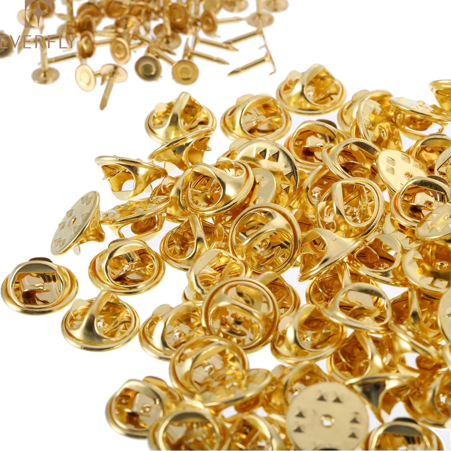 Tie Tacks and Clutch Backs Set Tie Tacks Blank Pins Butterfly Clutch Pin Backs Locking Clasps