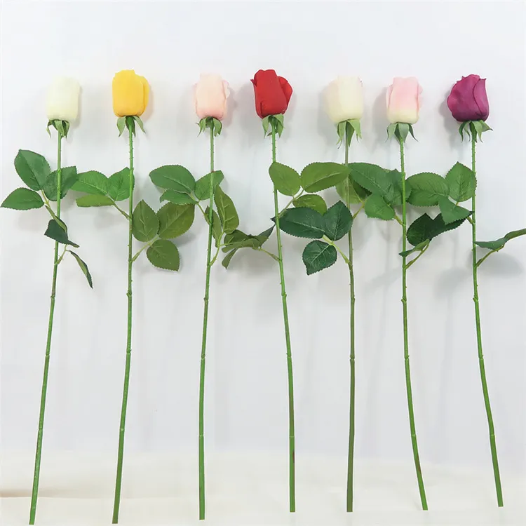 Wedding Decoration Everyday Occasion Real Touch Rose Artificial Flower Home Decorative
