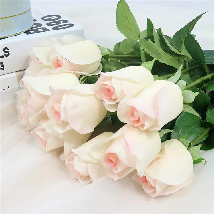 Wedding Decoration Everyday Occasion Real Touch Rose Artificial Flower Home Decorative