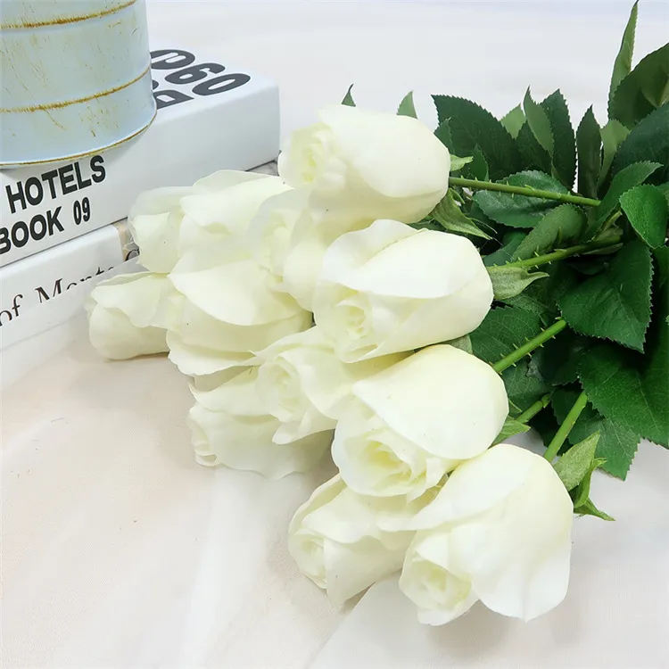 Wedding Decoration Everyday Occasion Real Touch Rose Artificial Flower Home Decorative