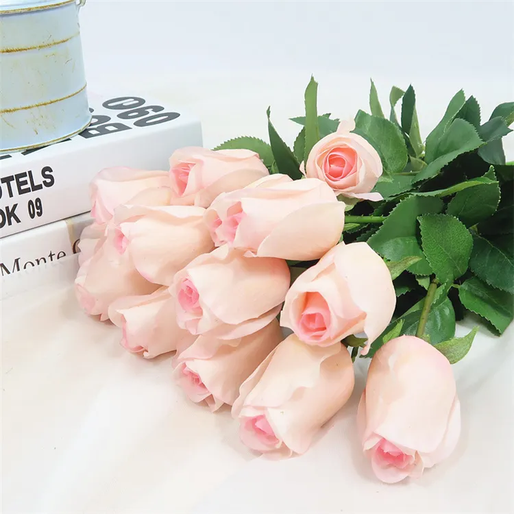 Wedding Decoration Everyday Occasion Real Touch Rose Artificial Flower Home Decorative