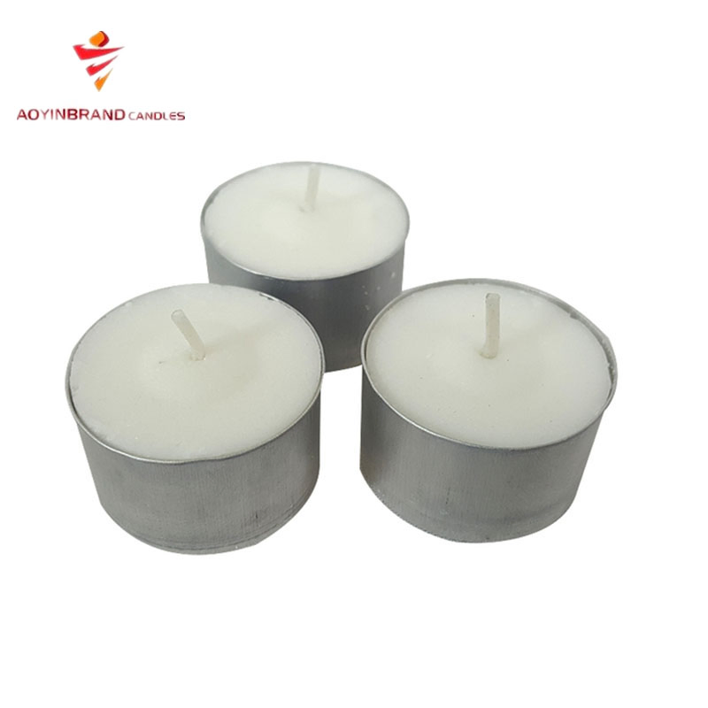 Wedding Favors Candles White Mini Tea Light Candles in Plastic Bag