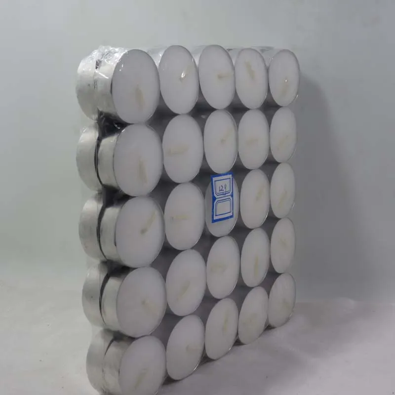 Wedding Favors Candles White Mini Tea Light Candles in Plastic Bag