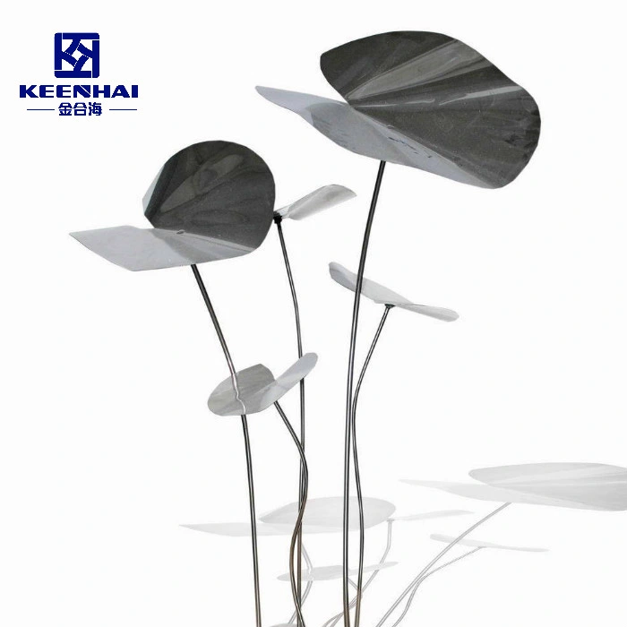 Well Polished Modern Stainless Steel Garden Abstract Metal Sculpture