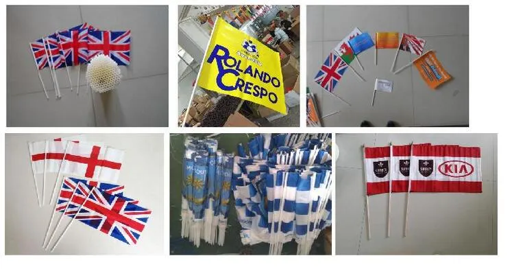 Wholesale Cheap Custom Flag Hand Flag with Free Design