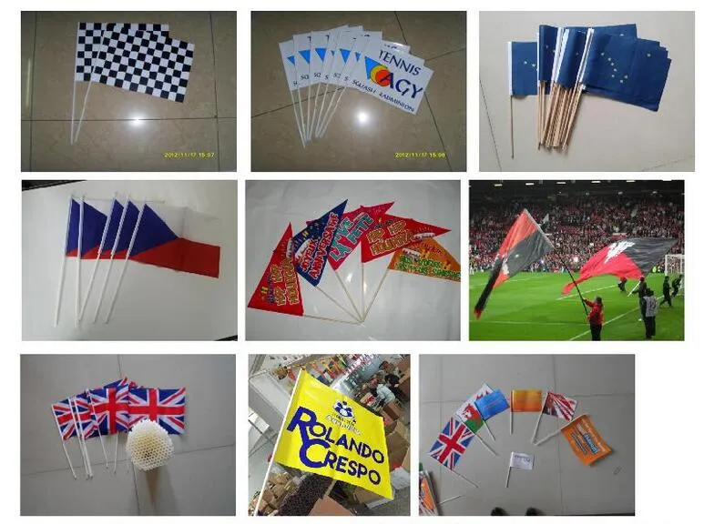 Wholesale Cheap Custom Flag Hand Flag with Free Design