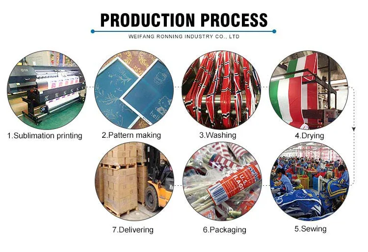 Wholesale Custom Printing Polyester Any Size Outdoor Hanging Mexican Flag