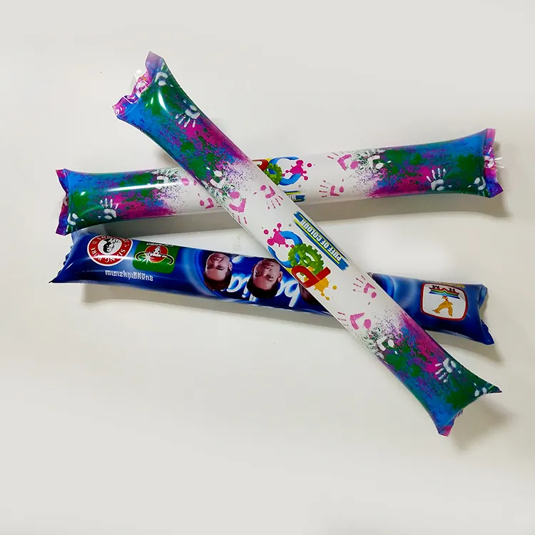 Wholesale Customized Logo Noise Making Balloon Light up Inflatable LED Cheering Stick