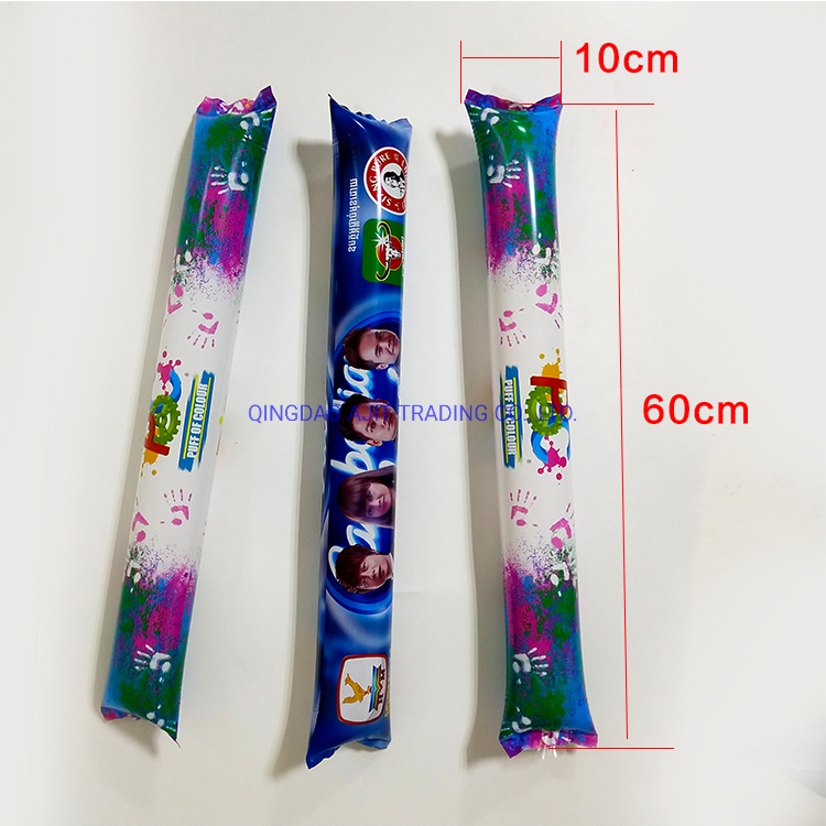 Wholesale Customized Logo Noise Making Balloon Light up Inflatable LED Cheering Stick