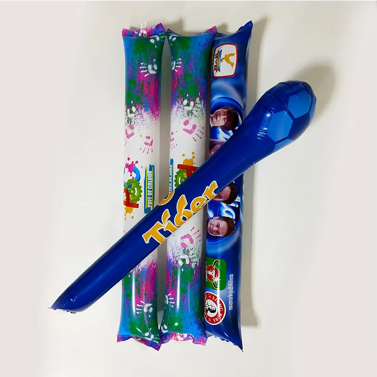 Wholesale Customized Logo Noise Making Balloon Light up Inflatable LED Cheering Stick