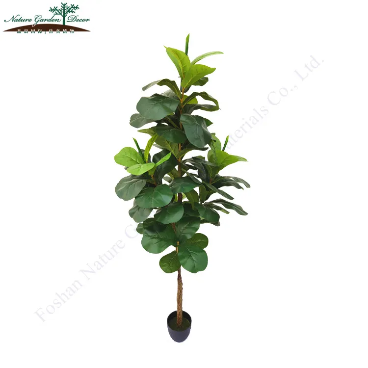 Wholesale Fake Fiddle Fig Plants for House Decoration Hight Quality Artificial Tree