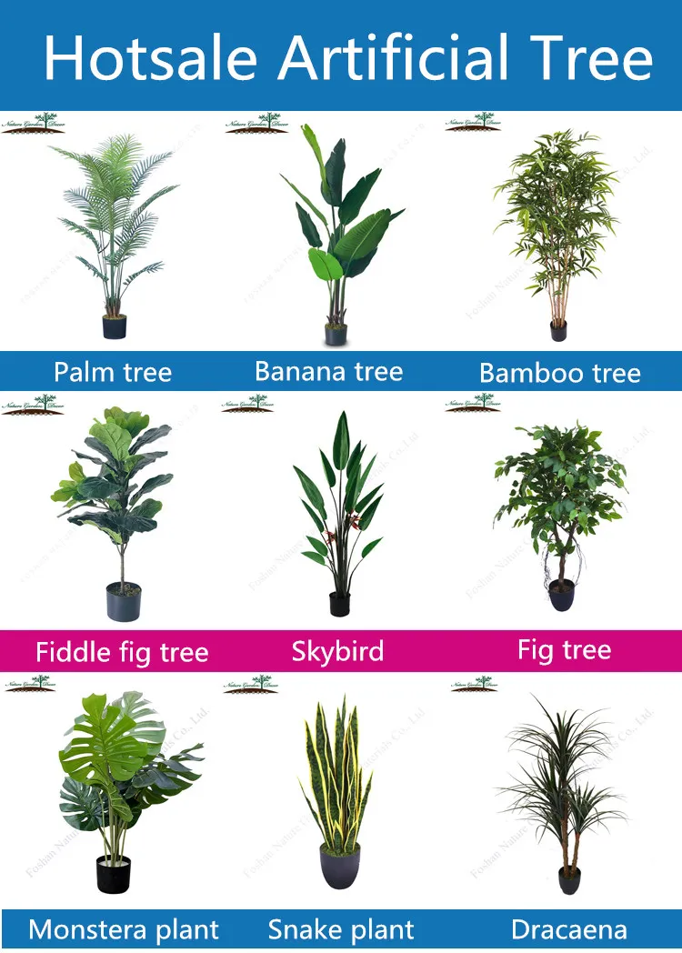 Wholesale Fake Zamioculcas Zamiifolia Potted Trees Artificial Plant Eucalyptus Tree