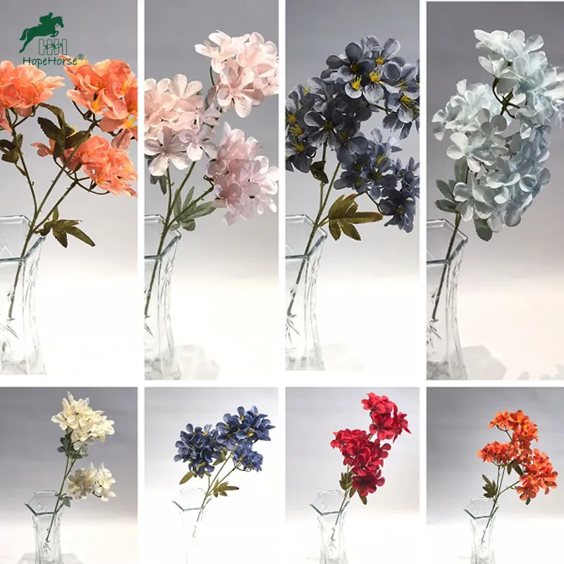 Wholesale Home Wedding Decorations Decorating Artificial Flowers Hydrangea