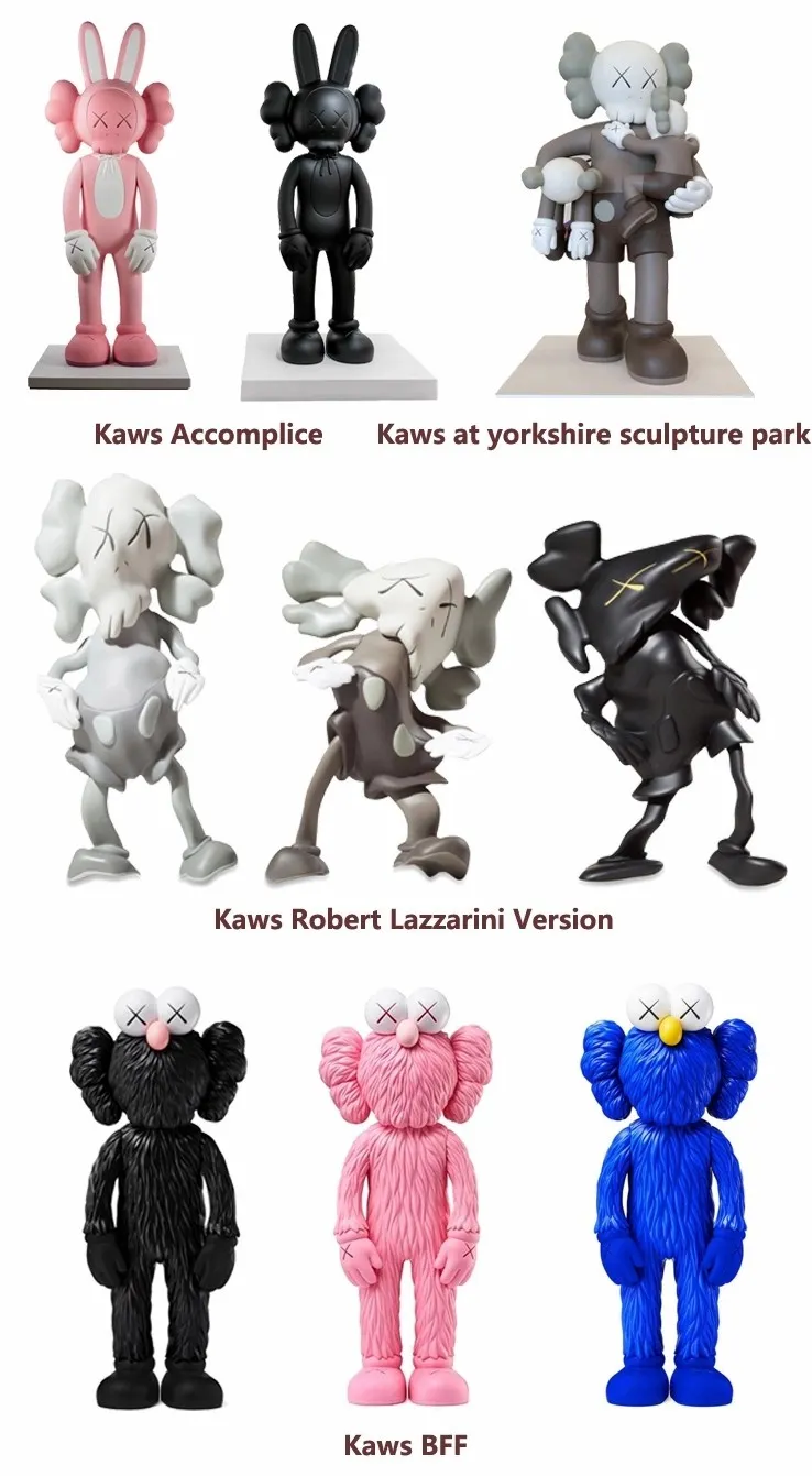 Wholesale Life Size Resin Statue Fiberglass Kaws Sculpture Fsm-05