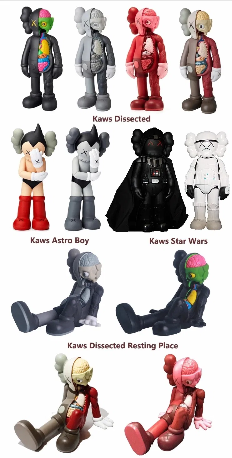Wholesale Life Size Resin Statue Fiberglass Kaws Sculpture Fsm-05