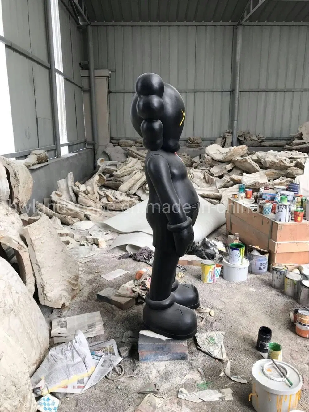 Wholesale Life Size Resin Statue Fiberglass Kaws Sculpture Fsm-05
